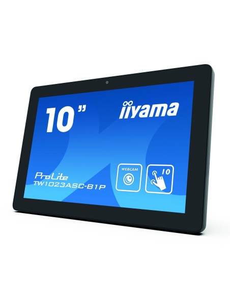 iiyama ProLite TW1023ASC-B1P monitor pantalla táctil 25,6 cm (10.1") 1280 x 800 Pixeles Multi-touch Multi-usuario Negro