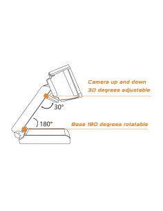 Conceptronic AMDIS02B cámara web 5 MP 2592 x 1944 Pixeles USB 2.0 Negro