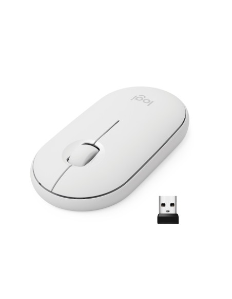 Logitech Pebble M350 Inalámbrico 1000DPI Blanco