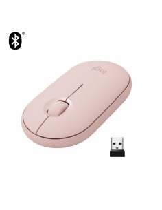 Logitech Pebble M350 ratón Ambidextro RF inalámbrica + Bluetooth Óptico 1000 DPI