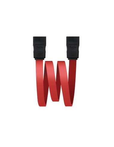 Nanocable 10.18.0101 cable de SATA 0,5 m Negro, Rojo