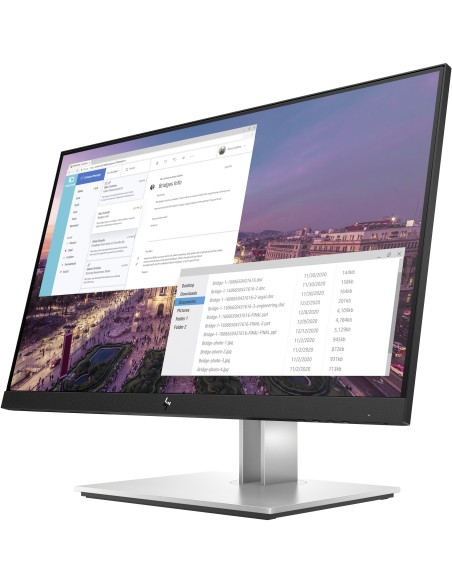 HP E-Series E23 G4 58,4 cm (23") 1920 x 1080 Pixeles Full HD LCD Negro, Plata