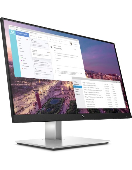 HP E-Series E23 G4 58,4 cm (23") 1920 x 1080 Pixeles Full HD LCD Negro, Plata