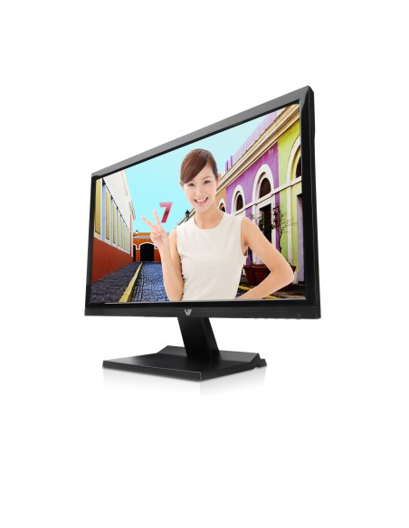 V7 L21500WDS-9K LED display 54,6 cm (21.5") 1920 x 1080 Pixeles Full HD Negro