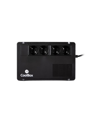 CoolBox SAI SCUDO 800 Línea interactiva 800 VA 480 W 4 salidas AC