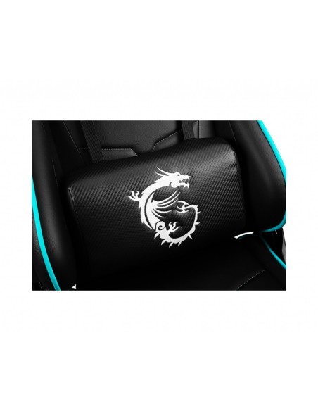 MSI MAG CH120-Valhalla Silla para videojuegos de PC Asiento acolchado Negro