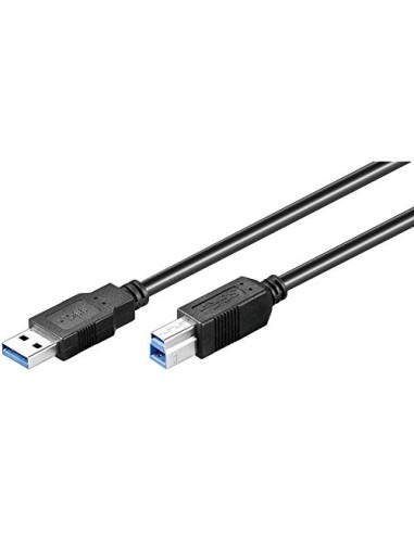 Ewent EW-100103-020-N-P cable USB 1,8 m USB 3.2 Gen 1 (3.1 Gen 1) USB A USB B Negro