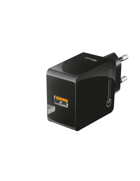 Trust 21818 cargador de dispositivo móvil Negro Interior