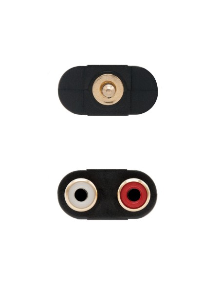 Nanocable 10.27.0015 divisor de audio Negro