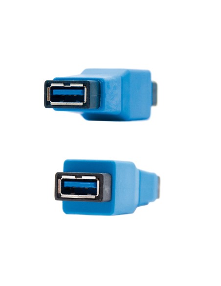 Nanocable 10.02.2001 cambiador de género para cable USB 3.0 A Azul