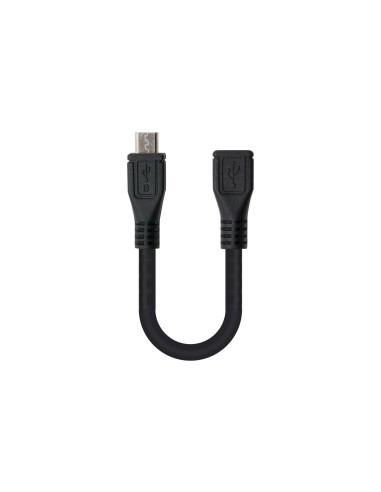 Nanocable 10.01.2000 cable USB 0,1 m USB 2.0 Micro-USB B Mini-USB B Negro