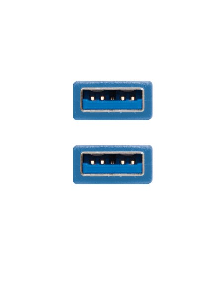 Nanocable 10.01.1001-BL cable USB 1 m USB 3.2 Gen 1 (3.1 Gen 1) USB A Azul