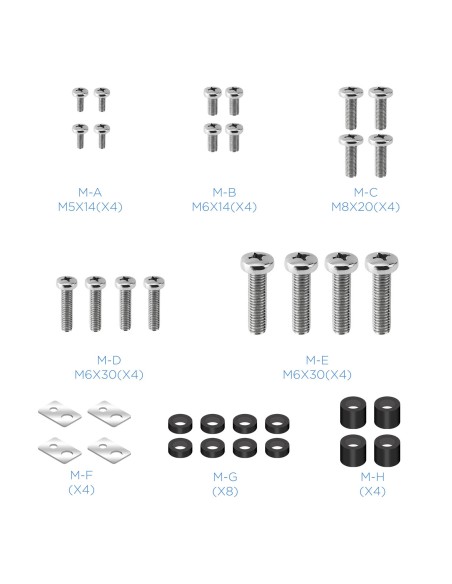 TooQ SOPORTE INCLINABLE PARA MONITOR   TV LCD, PLASMA DE 17-37, PLATA