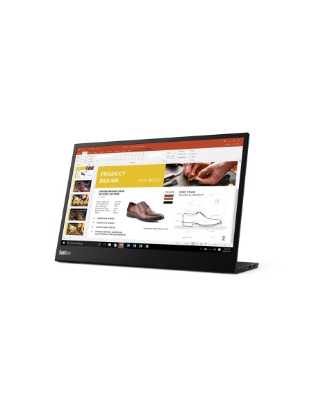 Lenovo ThinkVision M14 35,6 cm (14") 1920 x 1080 Pixeles Full HD LED Negro