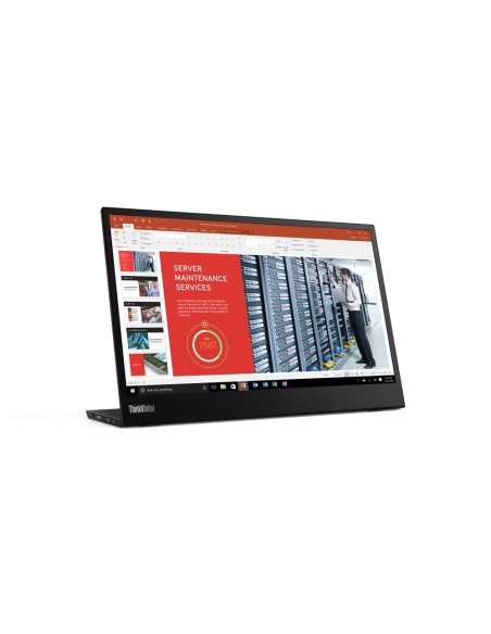 Lenovo ThinkVision M14 35,6 cm (14") 1920 x 1080 Pixeles Full HD LED Negro
