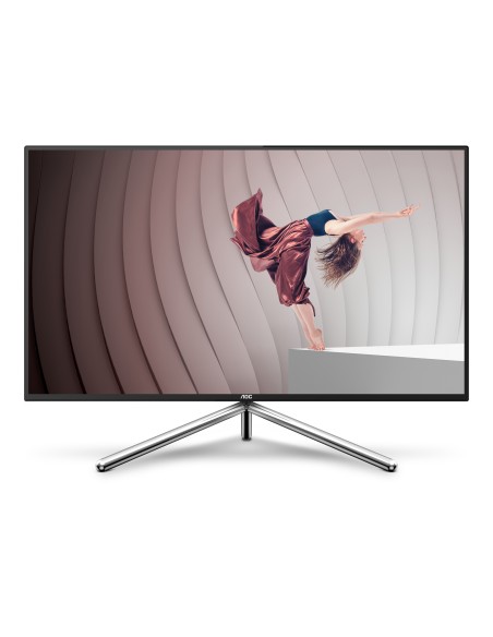 AOC U32U1 pantalla para PC 80 cm (31.5") 3840 x 2160 Pixeles 4K Ultra HD LED Negro, Plata