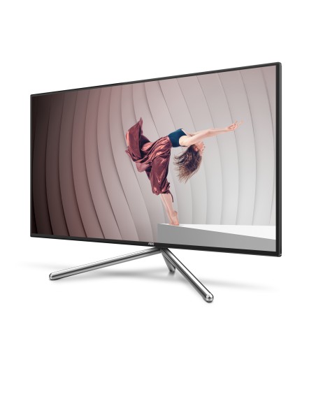 AOC U32U1 pantalla para PC 80 cm (31.5") 3840 x 2160 Pixeles 4K Ultra HD LED Negro, Plata