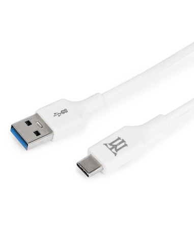 Maillon Technologique Basic MTBTCW301 cable USB 1 m USB 3.2 Gen 1 (3.1 Gen 1) USB A USB C Blanco