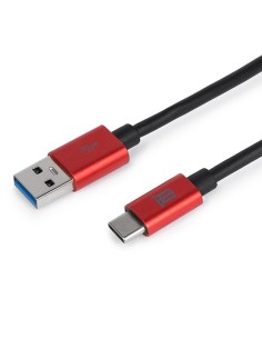 Maillon Technologique Premium MTPTCR301 cable USB 1 m USB 3.2 Gen 1 (3.1 Gen 1) USB A USB C Rojo