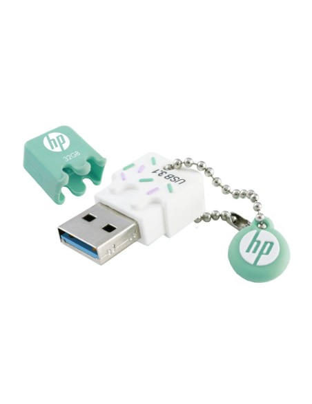 HP x778w unidad flash USB 32 GB USB tipo A 3.2 Gen 1 (3.1 Gen 1) Verde, Blanco