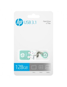 HP x778w unidad flash USB 128 GB USB tipo A 3.2 Gen 1 (3.1 Gen 1) Verde, Blanco