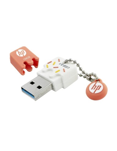 HP x778w unidad flash USB 128 GB USB tipo A 3.2 Gen 1 (3.1 Gen 1) Naranja, Blanco