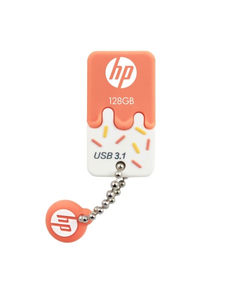 HP x778w unidad flash USB 128 GB USB tipo A 3.2 Gen 1 (3.1 Gen 1) Naranja, Blanco