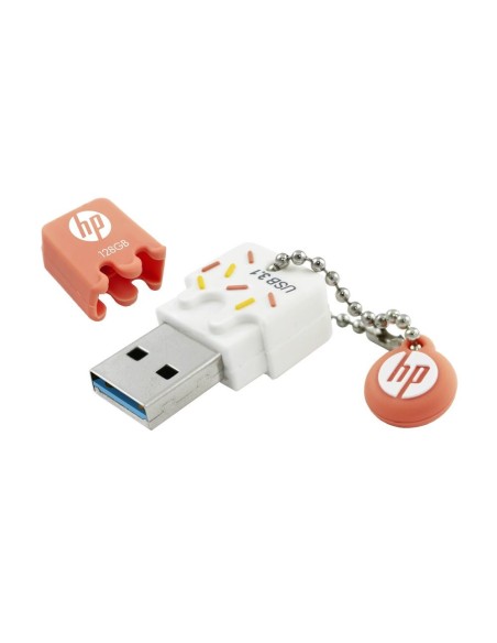 HP x778w unidad flash USB 128 GB USB tipo A 3.2 Gen 1 (3.1 Gen 1) Naranja, Blanco