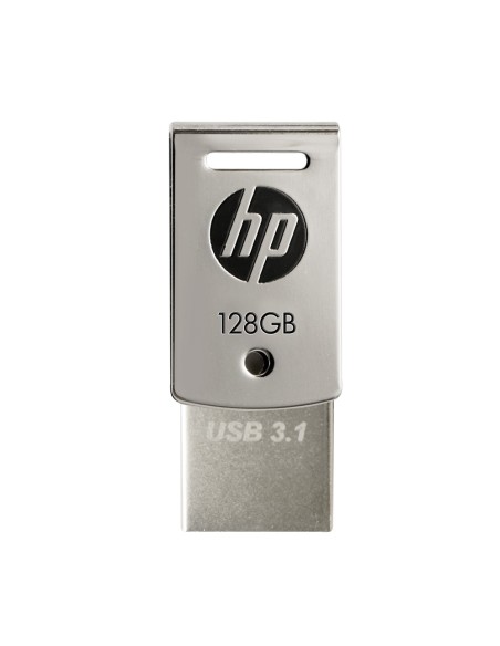 HP x5000m unidad flash USB 128 GB USB Type-A   USB Type-C 3.2 Gen 1 (3.1 Gen 1) Acero inoxidable
