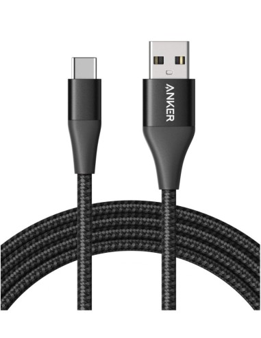 Anker Powerline+ II cable USB 0,9 m USB 2.0 USB A USB C Negro