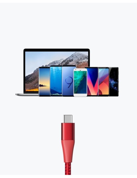 Anker Powerline+ II cable USB 1,8 m USB 2.0 USB C USB A Rojo