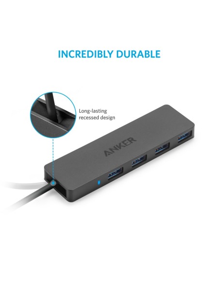 Anker AK-A7516011 USB 3.2 Gen 1 (3.1 Gen 1) Type-A 5000 Mbit s Negro