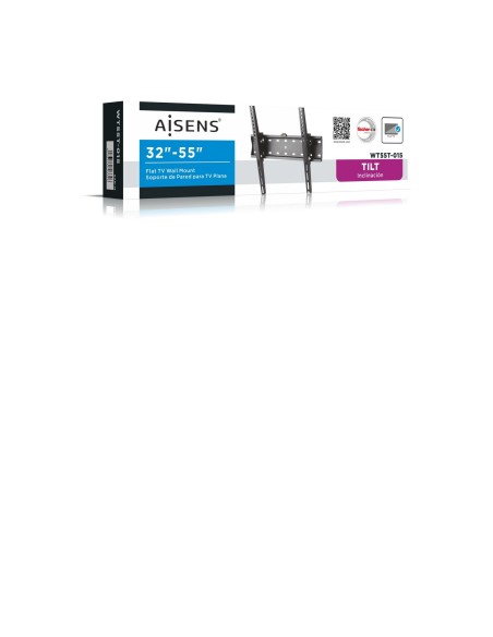 AISENS WT55T-015 soporte para TV 81,3 cm (32") Negro