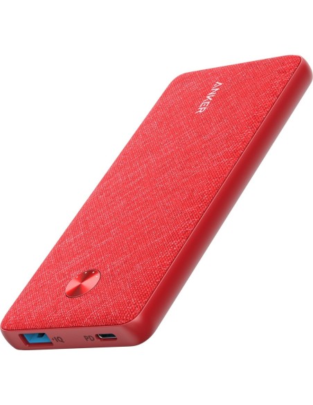 Anker POWERCORE SLIM 10000 PD FABRIC BATT batería externa 10000 mAh Rojo
