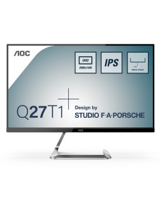 AOC Q27T1 pantalla para PC 68,6 cm (27") 2560 x 1440 Pixeles Quad HD LED Plata