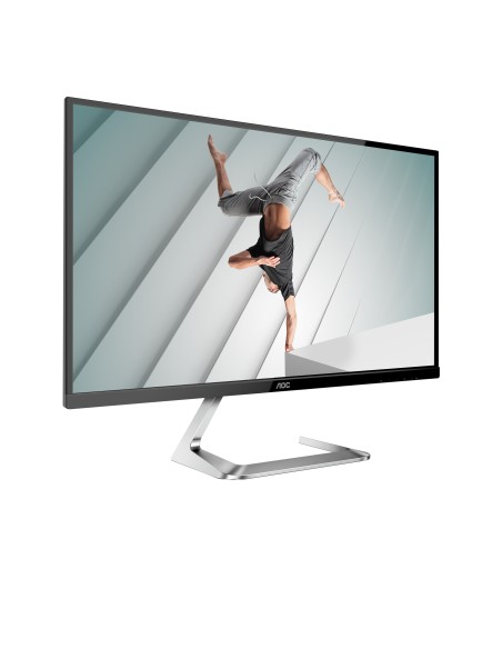 AOC Q27T1 pantalla para PC 68,6 cm (27") 2560 x 1440 Pixeles Quad HD LED Plata