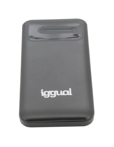 iggual PowerBank 10.000 mAh PB10k Slim negro