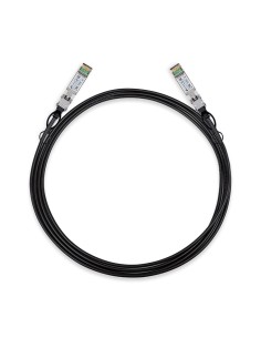 TP-LINK TL-SM5220-3M cable de fibra optica SFP+ DAC Negro