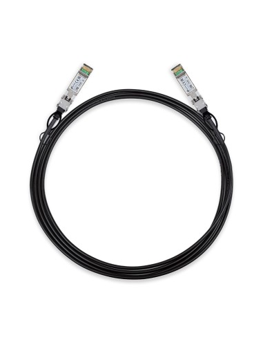 TP-LINK TL-SM5220-3M cable de fibra optica SFP+ DAC Negro