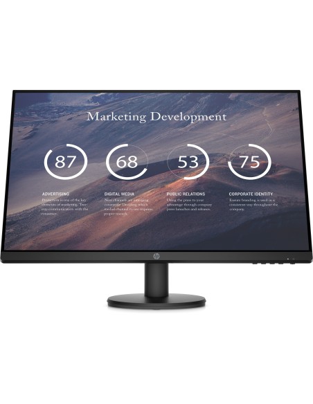 HP P27v G4 68,6 cm (27") 1920 x 1080 Pixeles Full HD LCD Negro