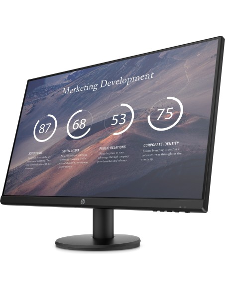 HP P27v G4 68,6 cm (27") 1920 x 1080 Pixeles Full HD LCD Negro