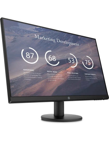 HP P27v G4 68,6 cm (27") 1920 x 1080 Pixeles Full HD LCD Negro