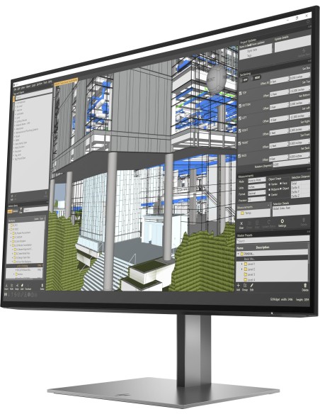 HP Z24n G3 61 cm (24") 1920 x 1200 Pixeles WUXGA LED Plata