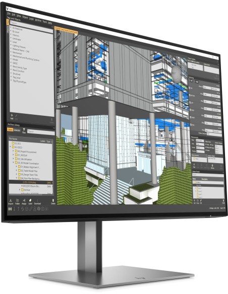 HP Z24n G3 61 cm (24") 1920 x 1200 Pixeles WUXGA LED Plata