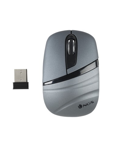 NGS ASH DUAL ratón Ambidextro RF inalámbrica + Bluetooth Óptico 1200 DPI