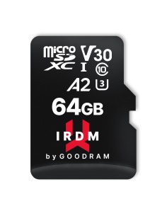 Goodram MICROCARD IRDM M2AA A2 memoria flash 64 GB MicroSDHC UHS-I