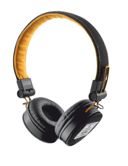 Trust Fyber Auriculares Diadema Negro, Naranja