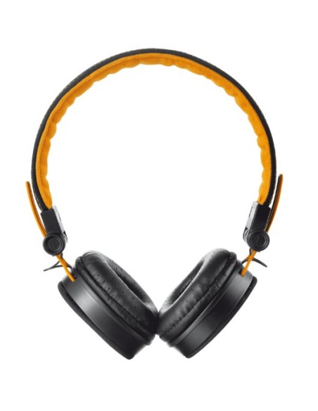 Trust Fyber Auriculares Diadema Negro, Naranja