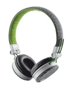 Urban Revolt Fyber auriculares para móvil Binaural Diadema Verde, Gris