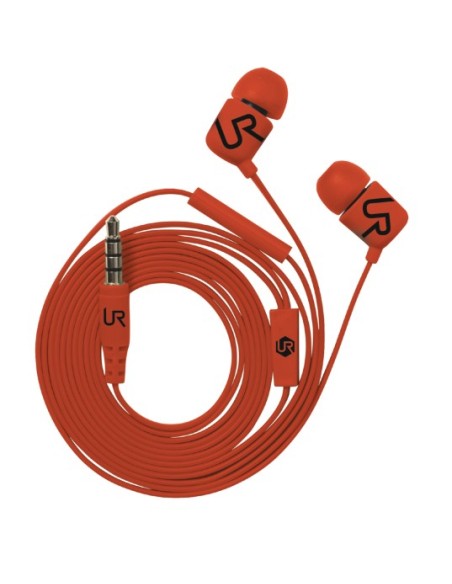 Urban Revolt Duga auriculares para móvil Binaural Dentro de oído Rojo